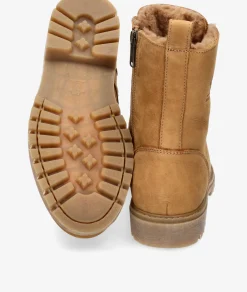 Mujer Panamá Jack Botines FRISIA B7 en nobuck camello