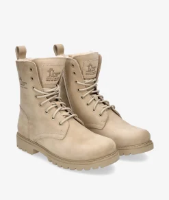 Mujer Panamá Jack Botines FRISIA B8 en nobuck piedra