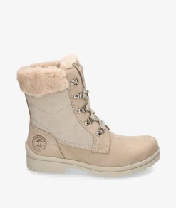Mujer Panamá Jack Botines TUSCANI B28 en nobuck piedra