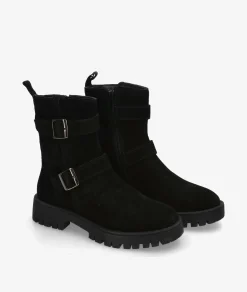 Mujer St Gallen Botines St. Gallen MIMOC-01 en serraje negro