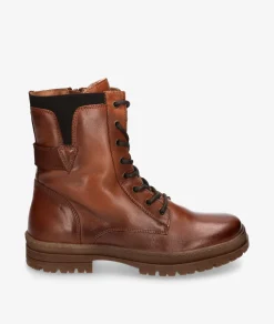 Mujer Traveris Botines IB-24178 en cuero
