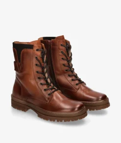 Mujer Traveris Botines IB-24178 en cuero