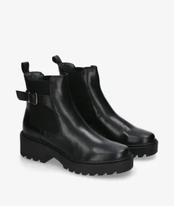Mujer Traveris Botines IB-24552 en negro