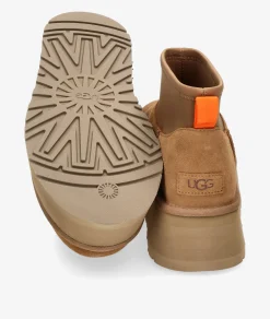 Mujer UGG Botines CLASSIC MINI DIPPER en cuero