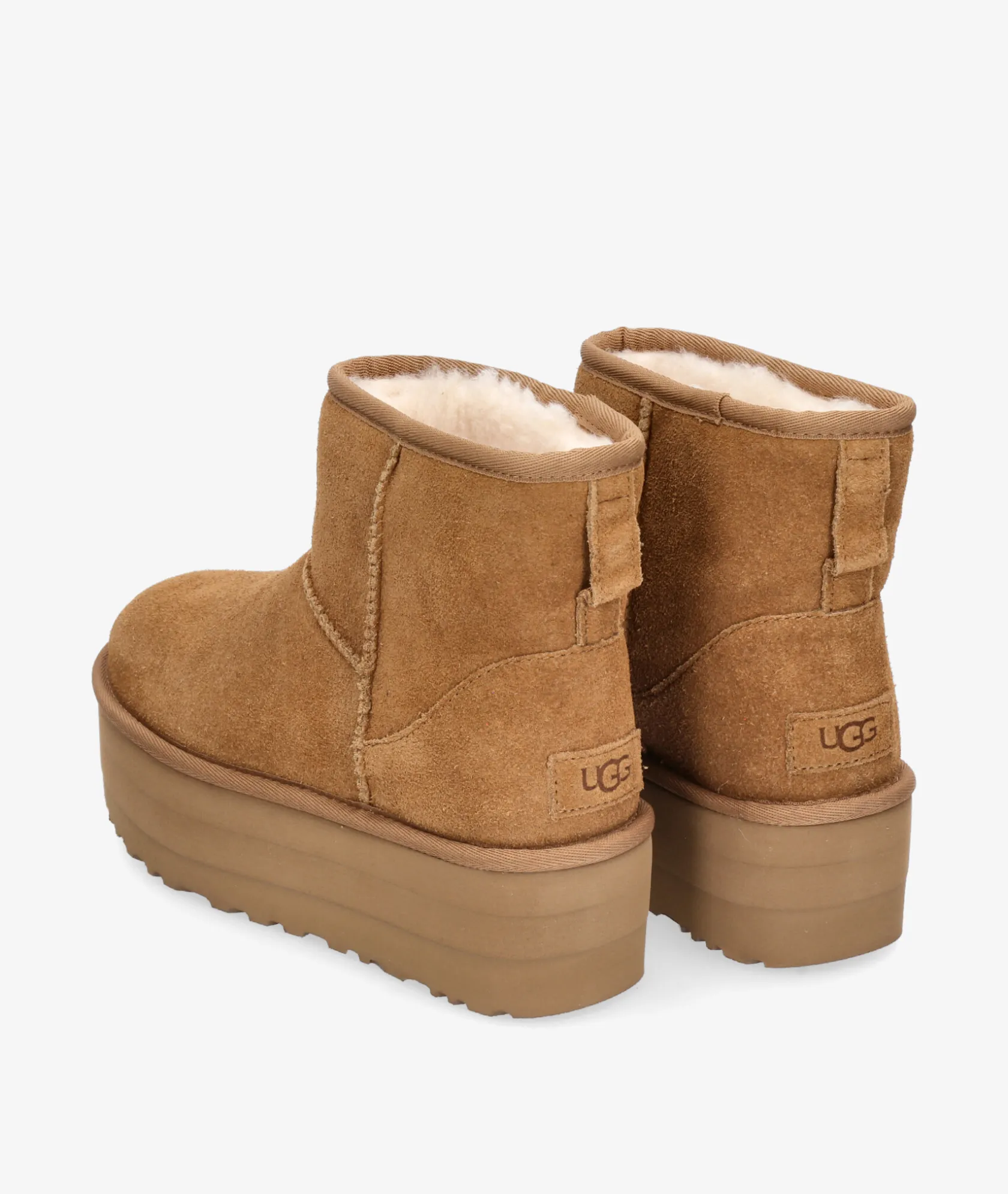 Mujer UGG Botines CLASSIC MINI PLATFORM en cuero