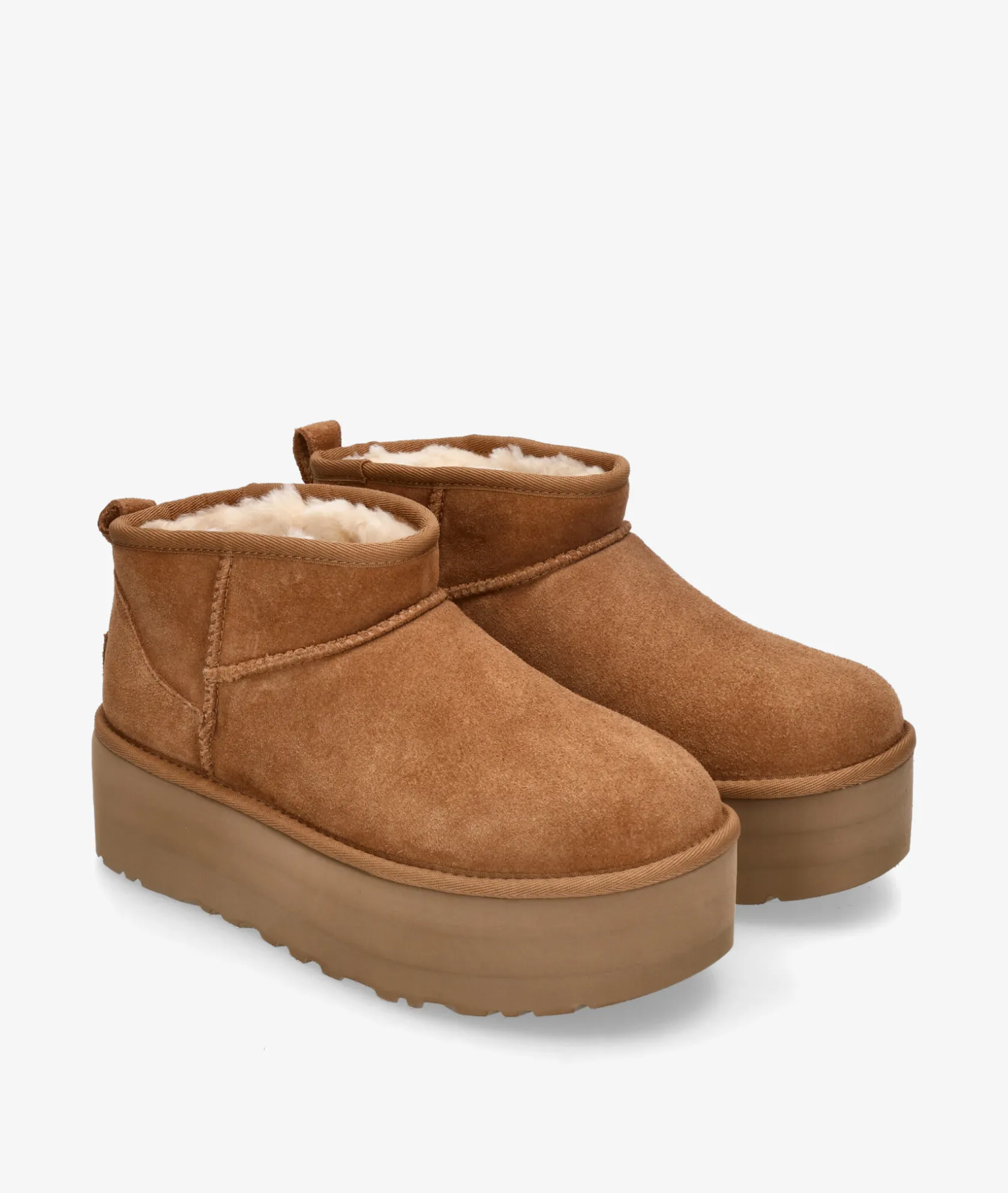 Mujer UGG Botines CLASSIC ULTRA MINI PLATFORM en cuero