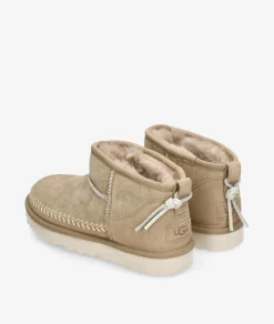 Mujer UGG Botines CLASSIC ULTRA MINI BIARRITZ en beige