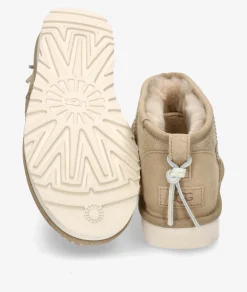 Mujer UGG Botines CLASSIC ULTRA MINI BIARRITZ en beige