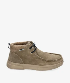 Mujer Walk in Pitas Botines GARDA en serraje taupe
