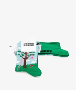 Mujer Happy Socks Calcetines P000037 en verde