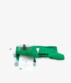 Mujer Happy Socks Calcetines P000037 en verde