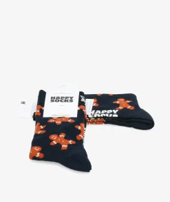 Mujer Happy Socks Calcetínes unisex GIN01-6000 en azul marino
