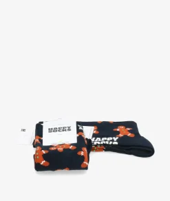 Mujer Happy Socks Calcetínes unisex GIN01-6000 en azul marino
