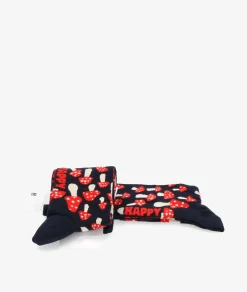 Mujer Happy Socks Calcetínes unisex P000040 en azul marino