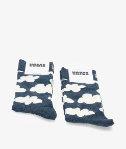 Mujer Happy Socks Calcetínes unisex P000039 en azul marino