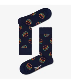 Mujer Happy Socks Calcetínes unisex LUT01-6500 en azul marino