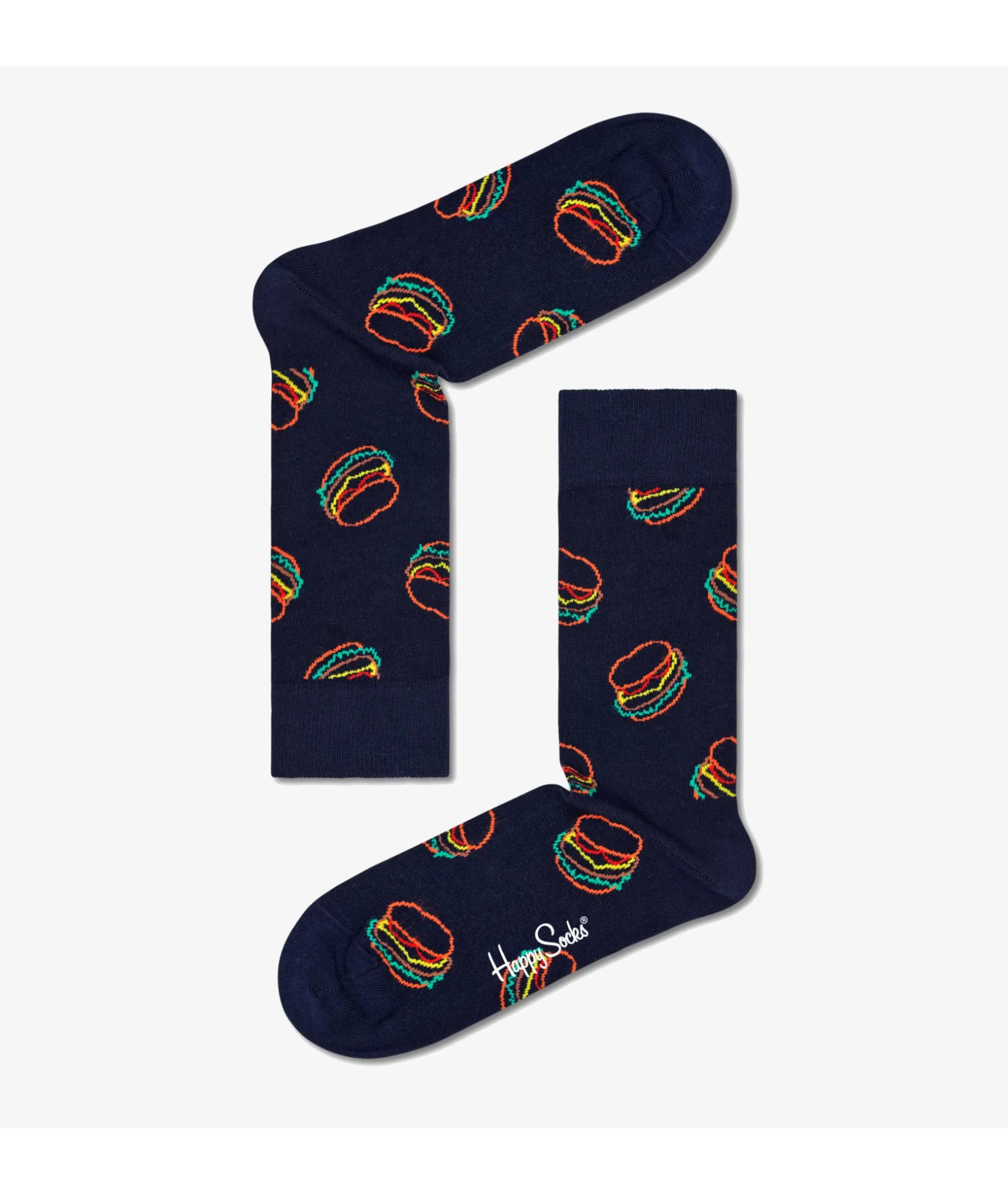 Mujer Happy Socks Calcetínes unisex LUT01-6500 en azul marino