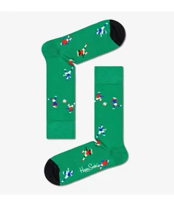 Mujer Happy Socks Calcetínes unisex FOO01-7300 en verde