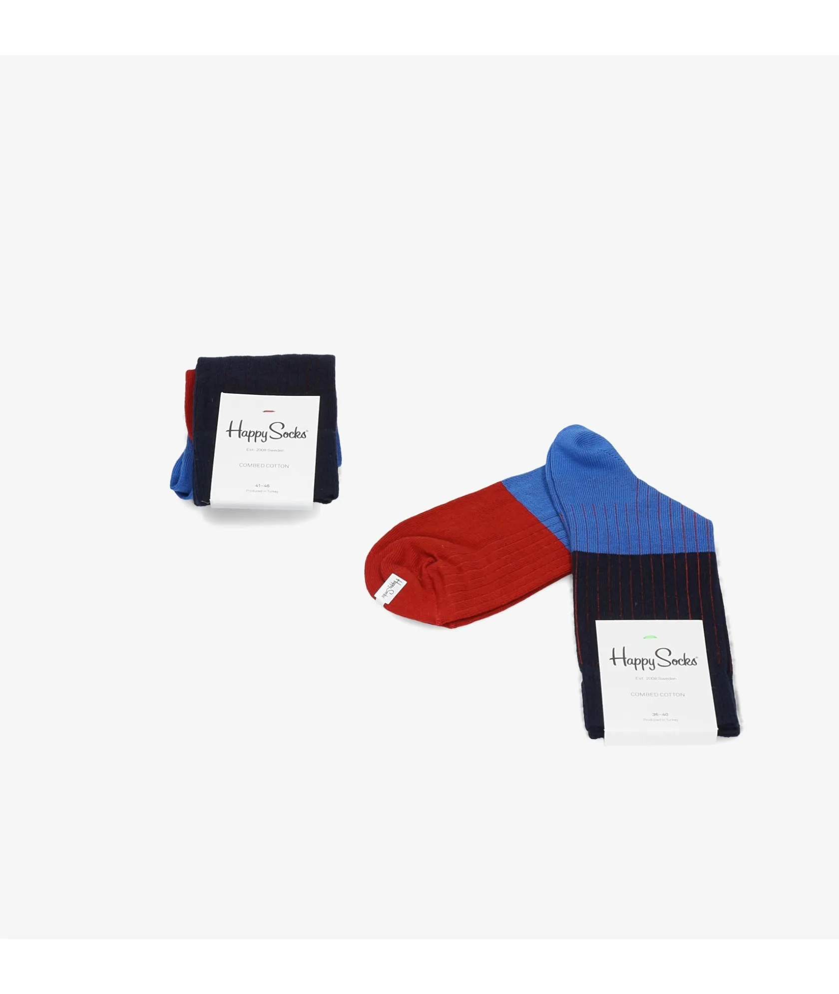 Mujer Happy Socks Calcetínes unisex BLR01-6001 en azul marino