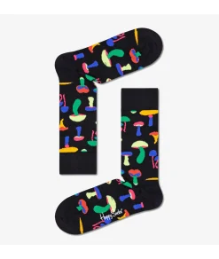 Mujer Happy Socks Calcetínes unisex MMU01-9300 en negro