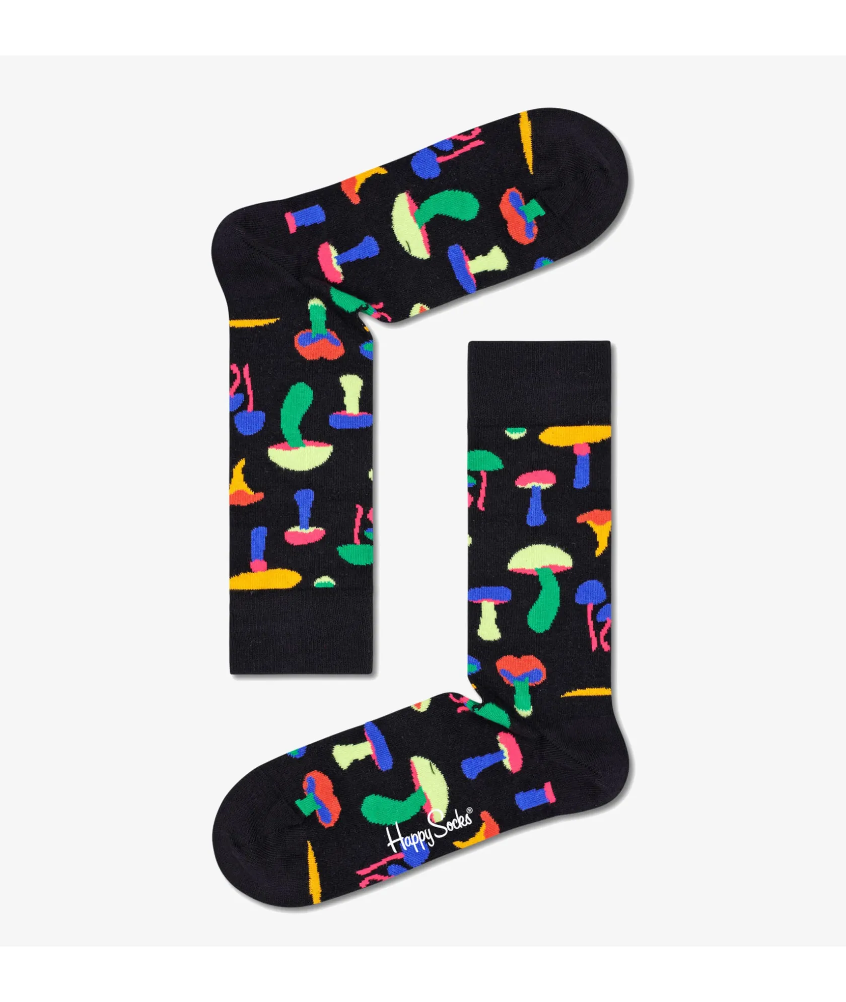 Mujer Happy Socks Calcetínes unisex MMU01-9300 en negro