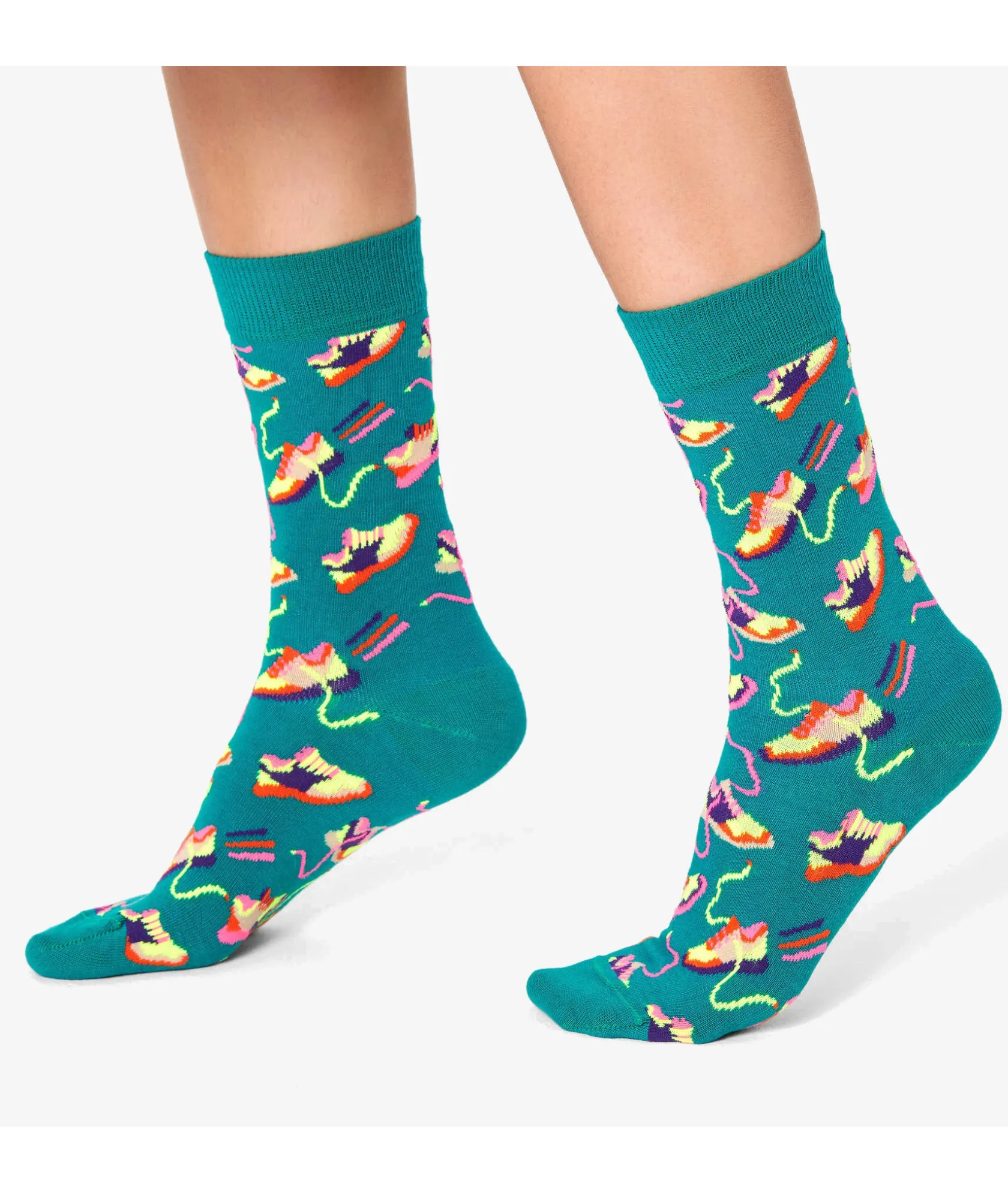 Mujer Happy Socks Calcetínes unisex RFI01-7500 en verde