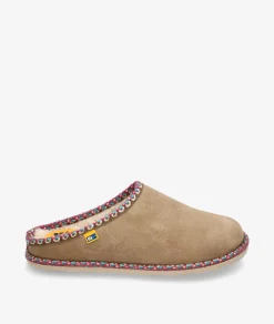 Mujer Nordikas Chinela 2090 en serraje taupe