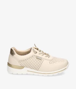 Mujer Amarpies Deportivos 30066 en beige