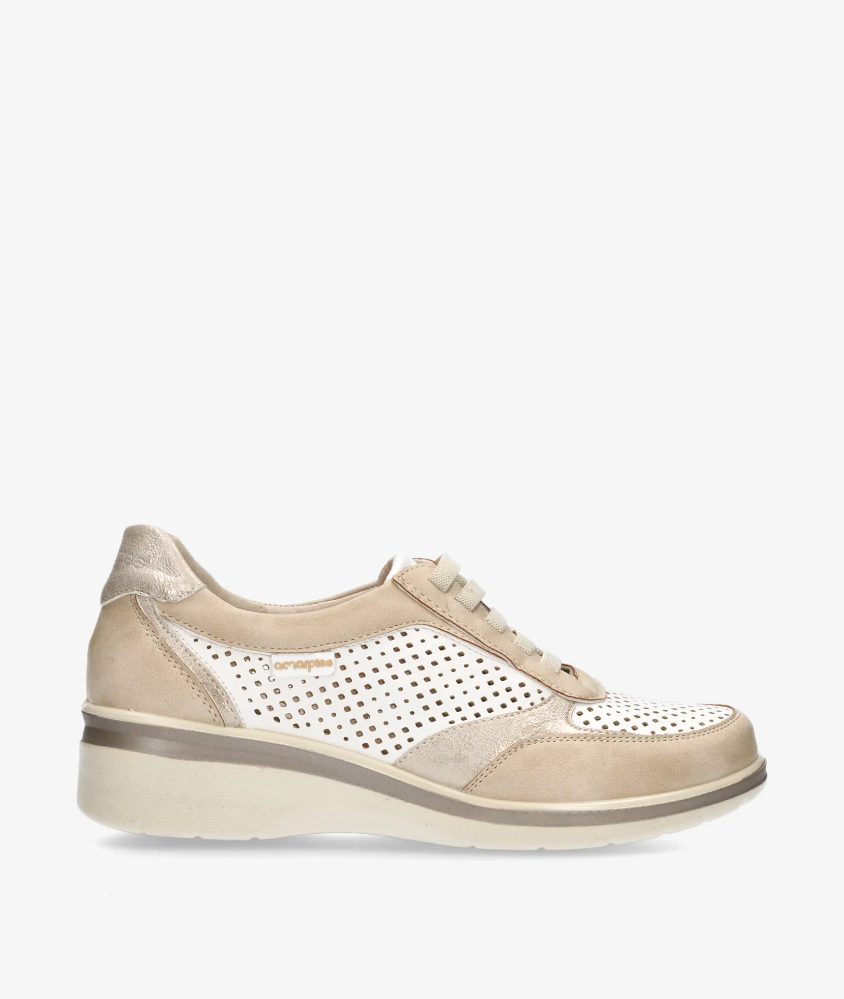 Mujer Amarpies Deportivos 30026 en beige