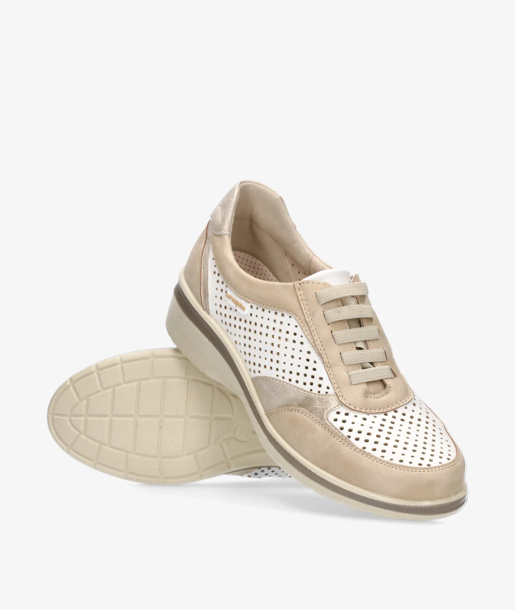 Mujer Amarpies Deportivos 30026 en beige