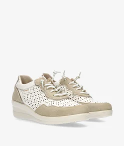 Mujer Amarpies Deportivos 30252 en blanco