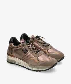 Mujer Cetti Deportivos C-848 SRA XL en taupe metalizado