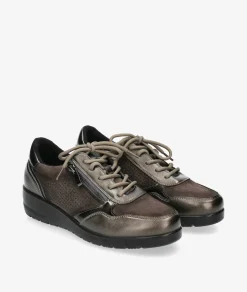 Mujer pabloochoa.shoes Deportivos DOCTOR CUTILLAS 45411 en metalizado