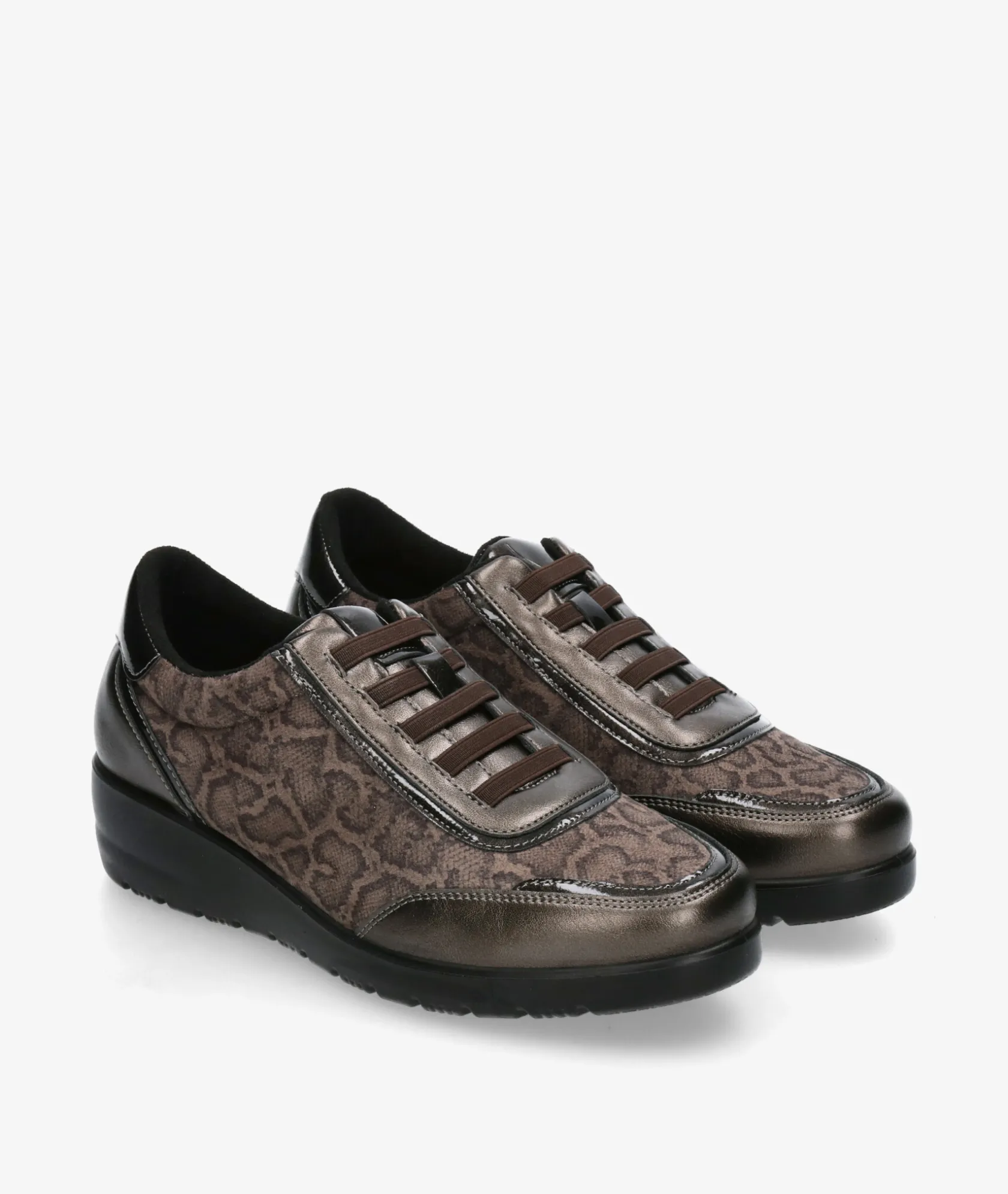 Mujer pabloochoa.shoes Deportivos DOCTOR CUTILLAS 45419 en serpiente taupe