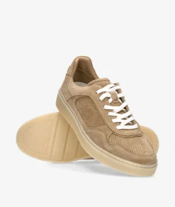 Hombre Hobb's Deportivos Hobb's A4706A0703 HOBBS-7 en serraje taupe