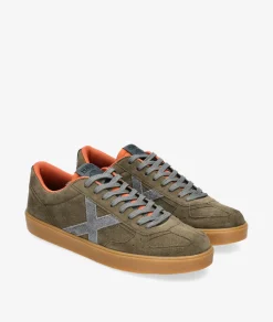 Hombre pabloochoa.shoes Deportivos MUNICH BREAK en serraje kaki