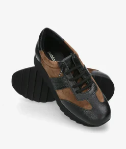 Mujer pabloochoa.shoes Deportivos GEO 20-BANDA PICADA en serraje taupe