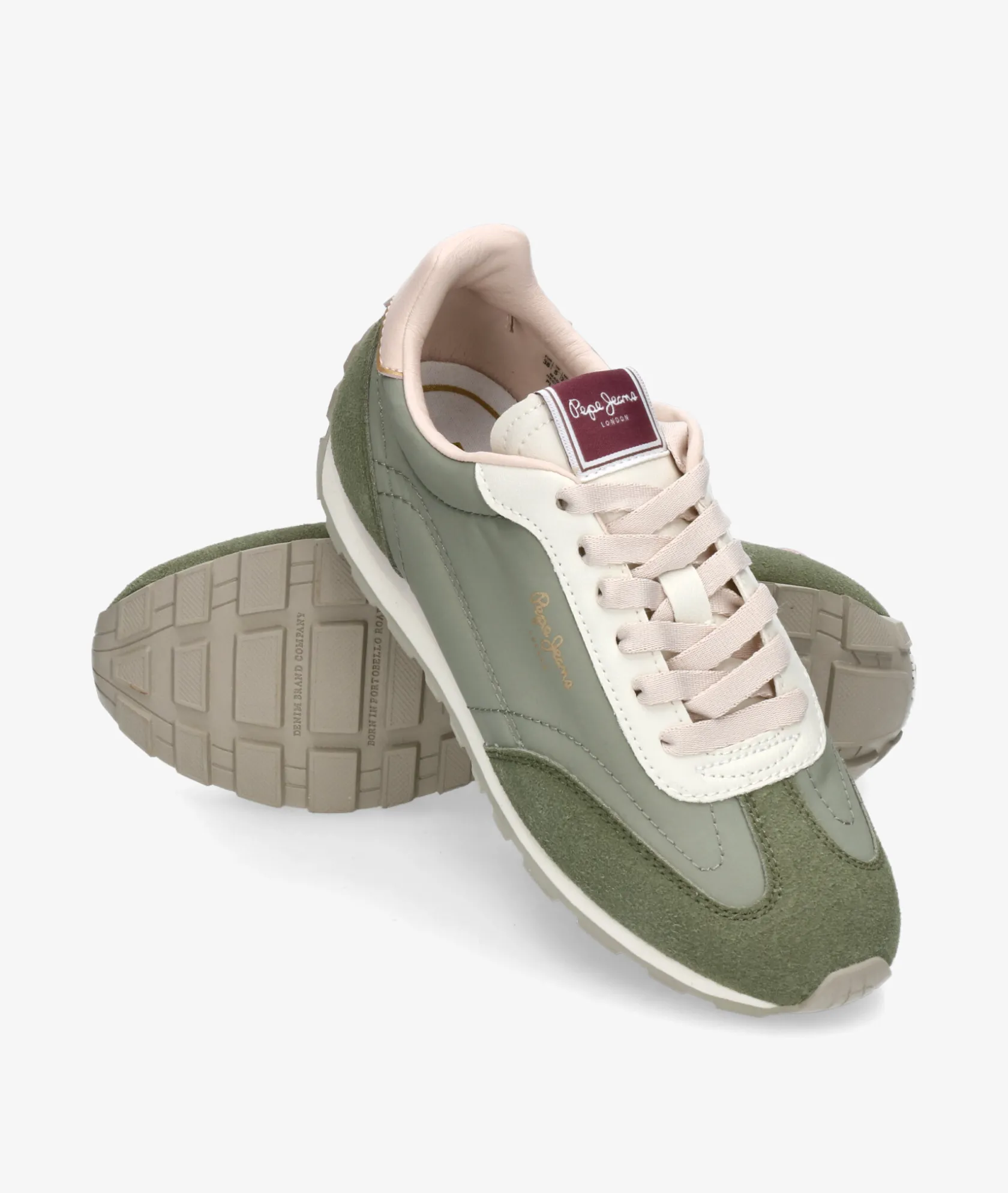 Mujer Pepe Jeans Deportivos JANE SUBTLE en caki
