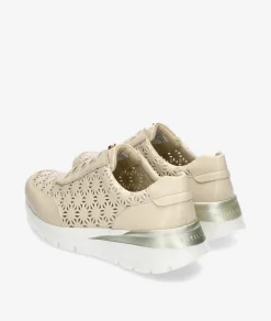 Mujer Pitillos Deportivos 11090 en beige