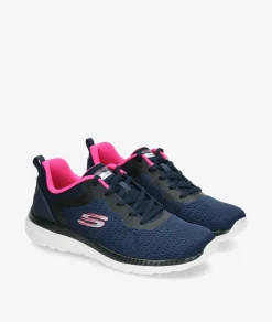 Mujer Skechers Deportivos 12607 en marino