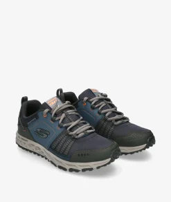 Hombre Skechers Deportivos 51591 en azul marino