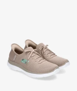 Mujer Skechers Deportivos 150263 en beige