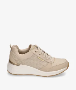 Mujer Skechers Deportivos 155616 en beige