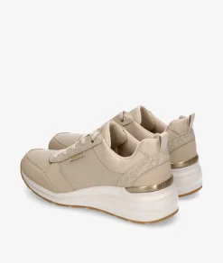 Mujer Skechers Deportivos 155616 en beige