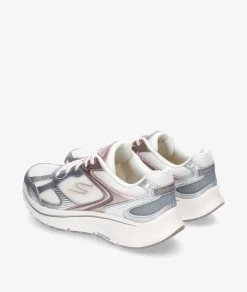 Mujer Skechers Deportivos 128633 en blanco