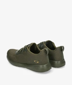 Mujer Skechers Deportivos 32504 en caki