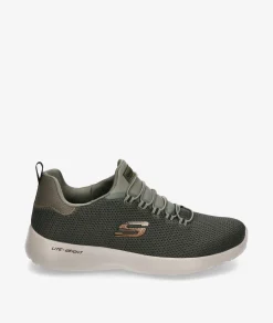 Hombre Skechers Deportivos 58360 en caki