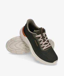 Hombre Skechers Deportivos 211369 en caki
