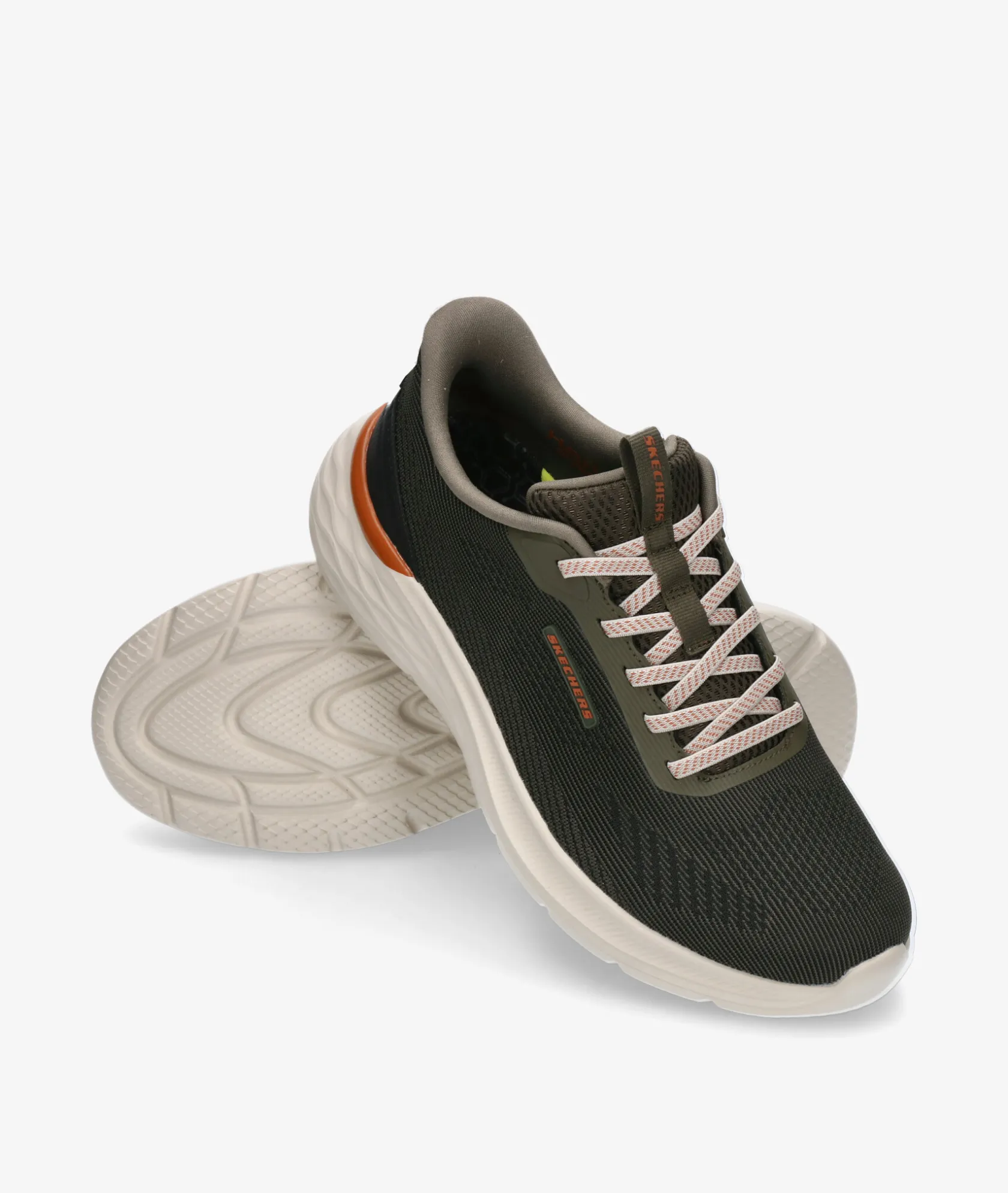 Hombre Skechers Deportivos 211369 en caki