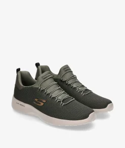 Hombre Skechers Deportivos 58360 en caki
